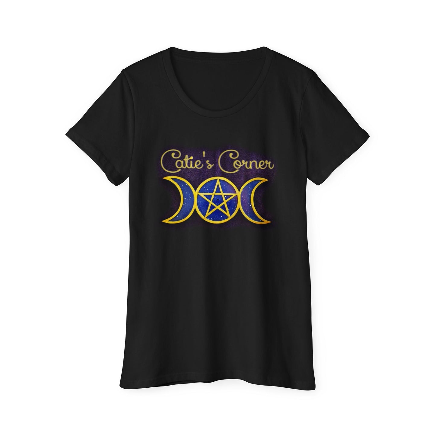 Catie's Corner V Neck Tee - NightSky LLC