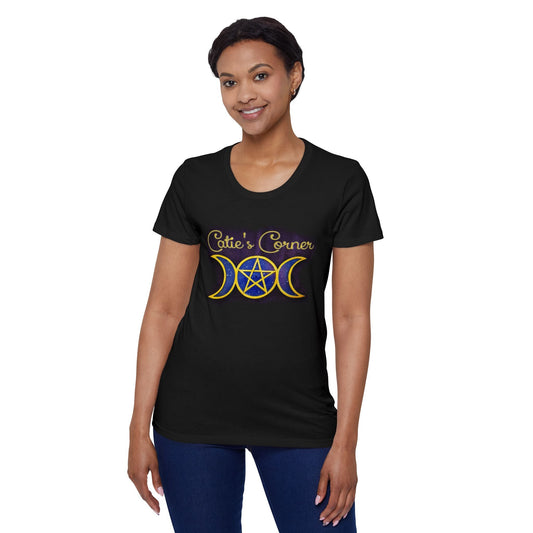 Catie's Corner V Neck Tee - NightSky LLC